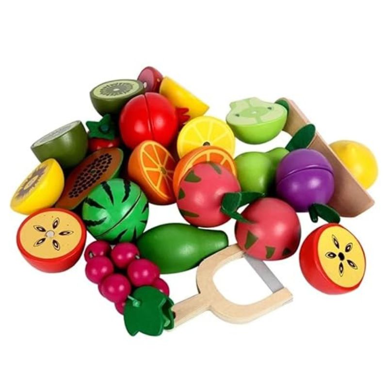 Wooden cutting Fruit Basket