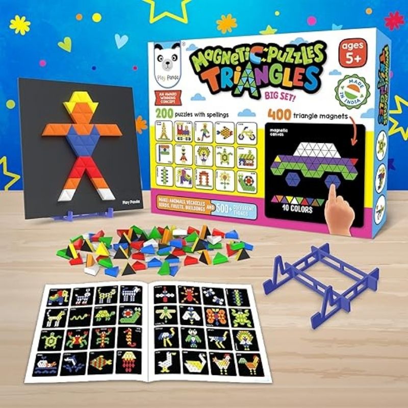 Magnetic puzzles Big Triangles