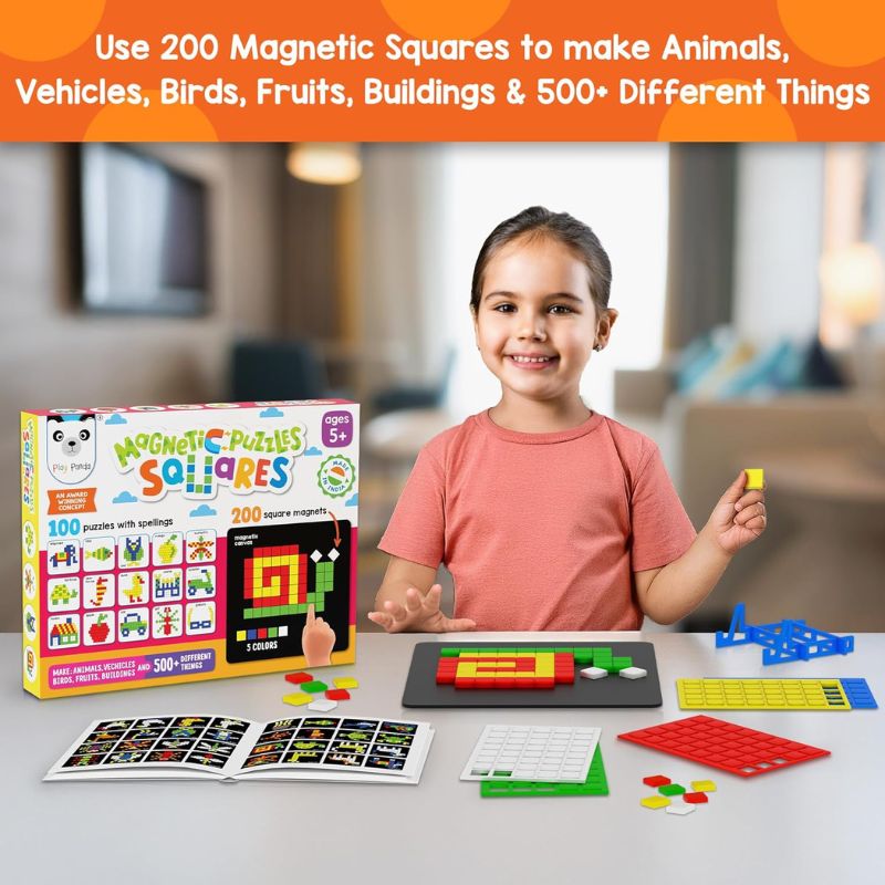 Magnetic puzzles Small Squares