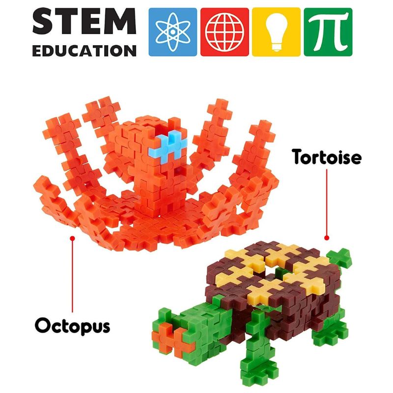 Fixi Bricks Aqua Tube 2  Tortoise & Octopus (Pack Of 12)
