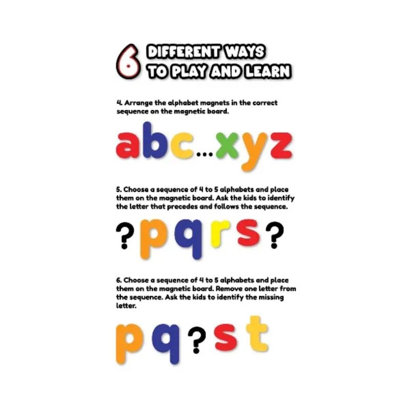 Magnetic Learn to Write Small Letters