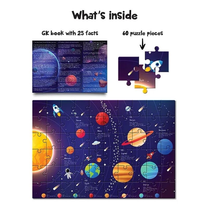 Solar System Puzzle (60 pc) (Pack Of 6)