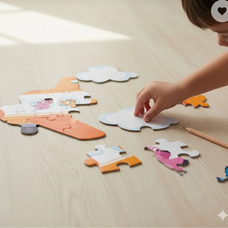 Jumbo Floor Puzzle Aeroplane