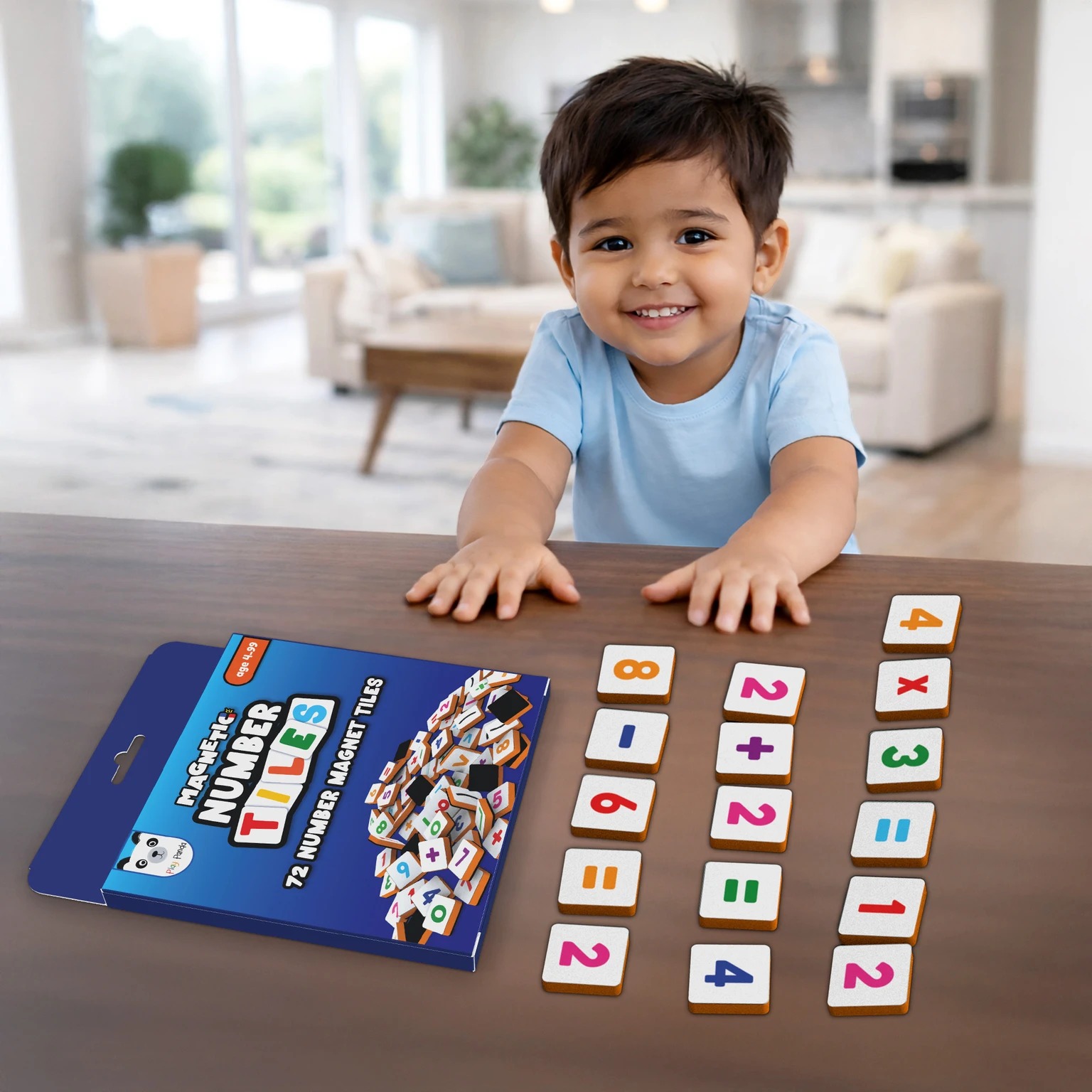 Magnetic Number Tiles (Pack Of 12)