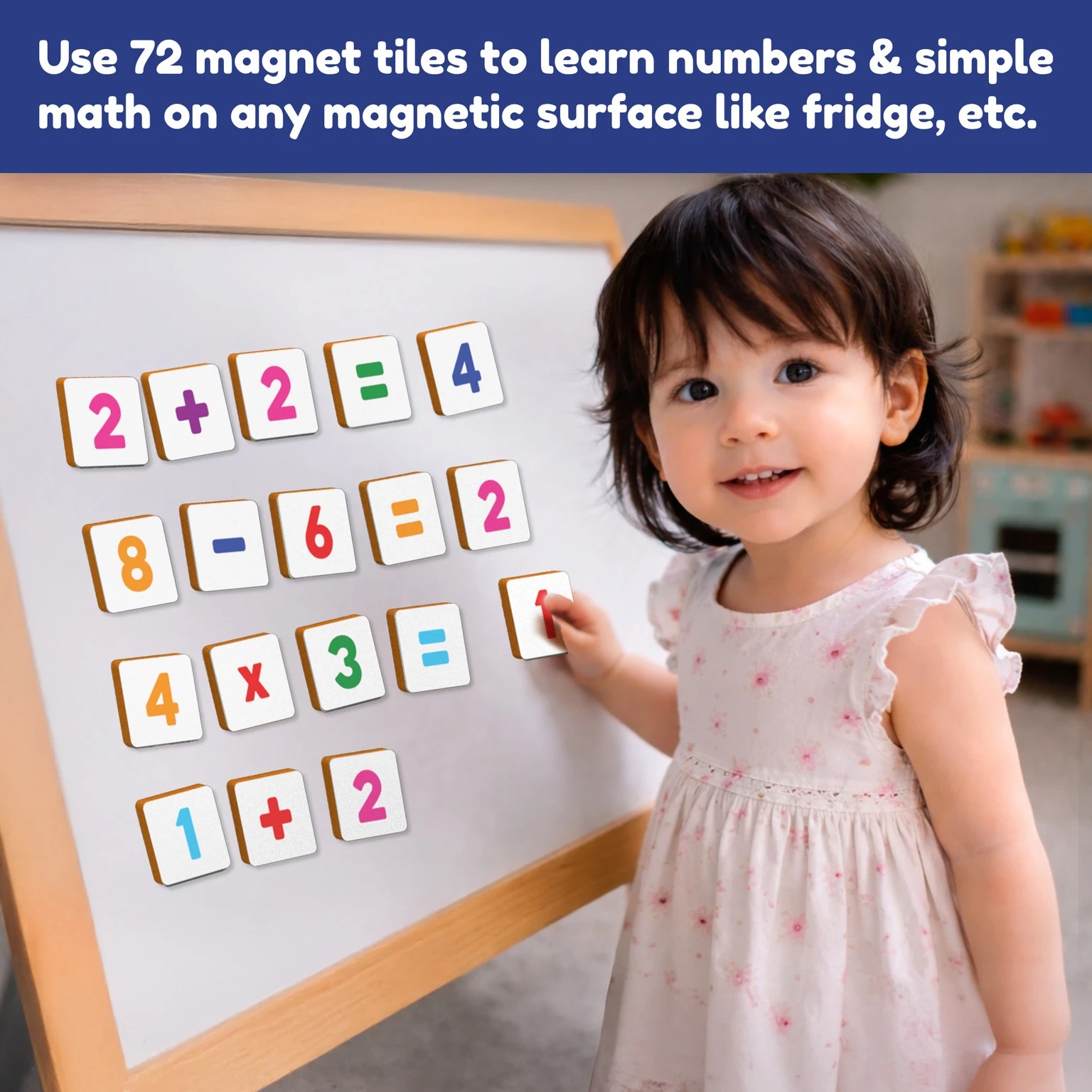Magnetic Number Tiles (Pack Of 12)