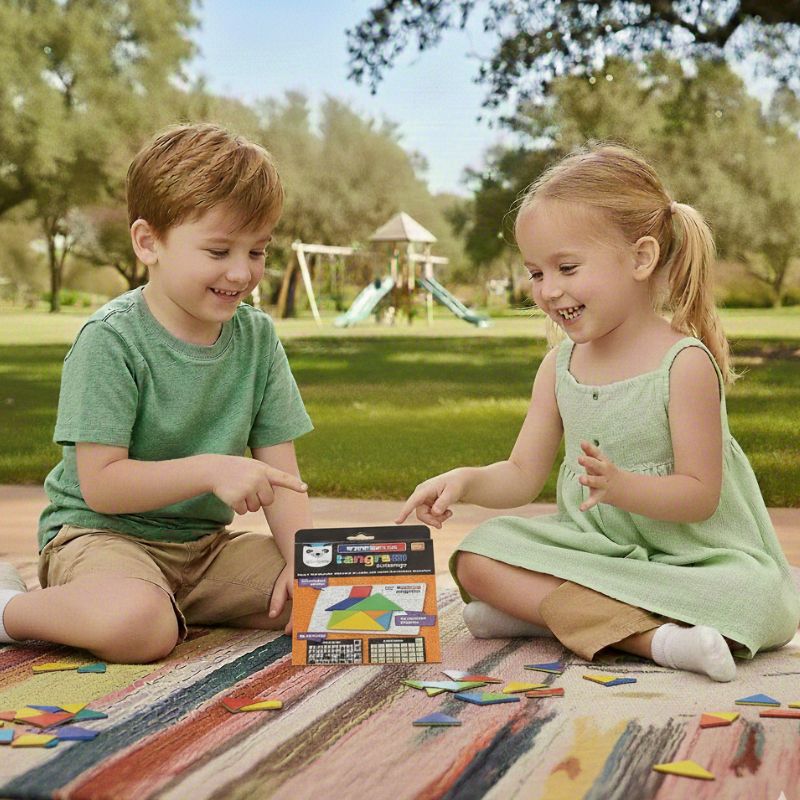 Magnetic Tangram Puzzle Buildings (Pack Of 12)