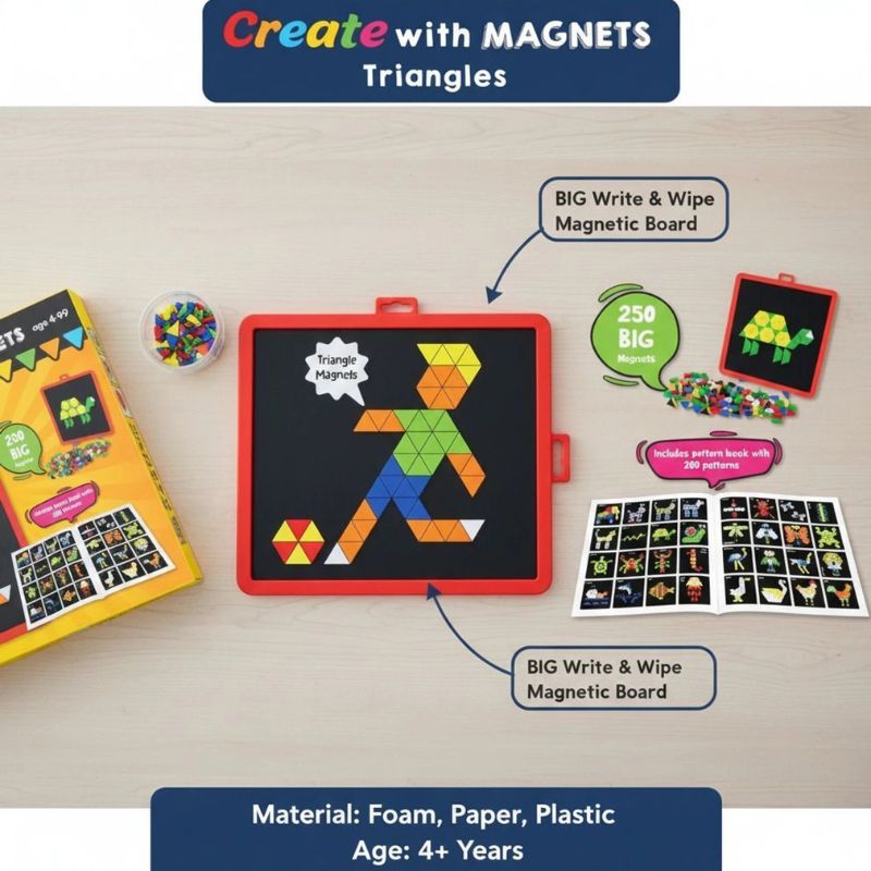 Create with Magnets Triangles
