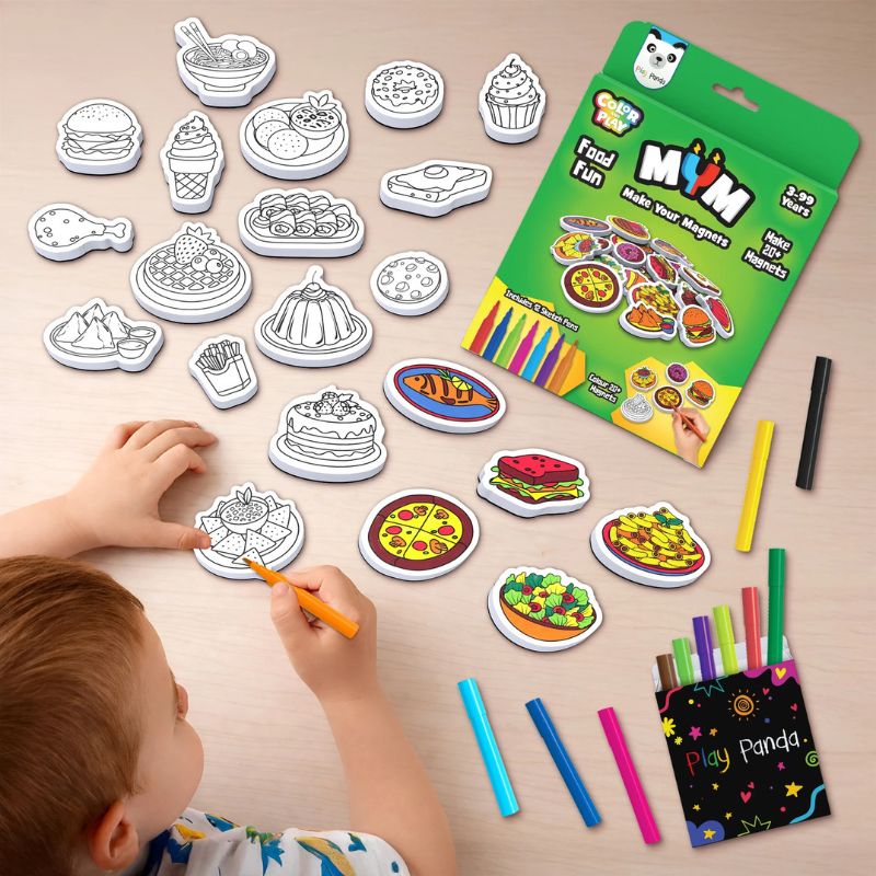 MYM Colour & Play Food Fun (Pack Of 6)