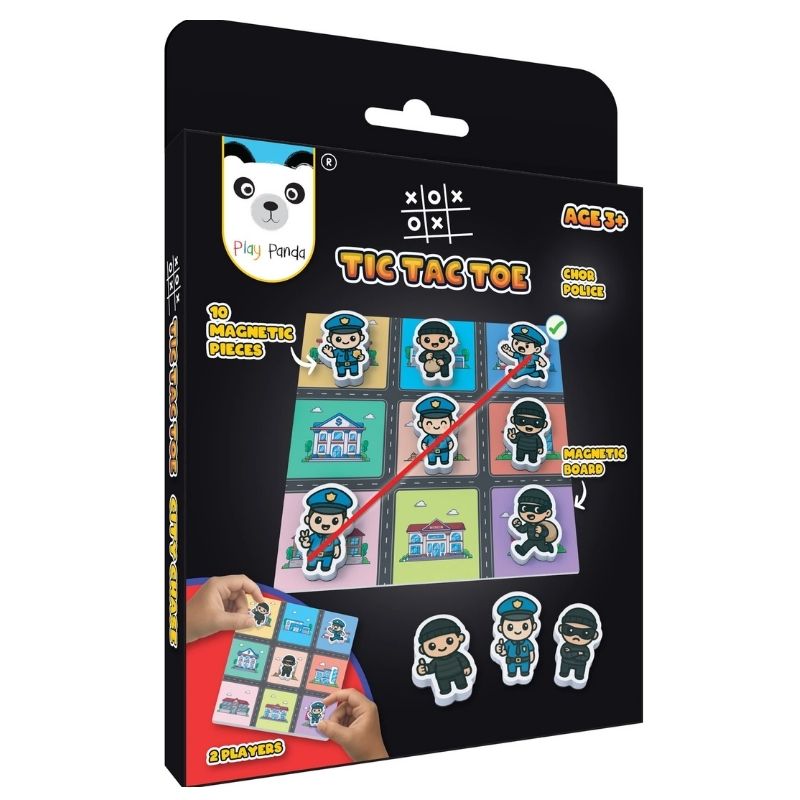 Tic Tac Toe Chor Police (Pack Of 12)