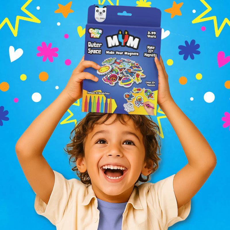 MYM Colour & Play Outer Space (Pack Of 6)