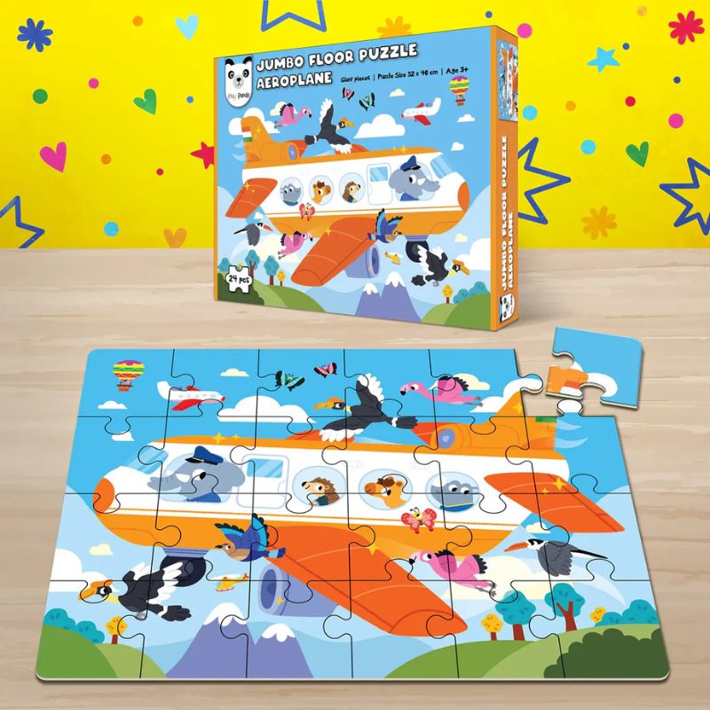 Jumbo Floor Puzzle Aeroplane