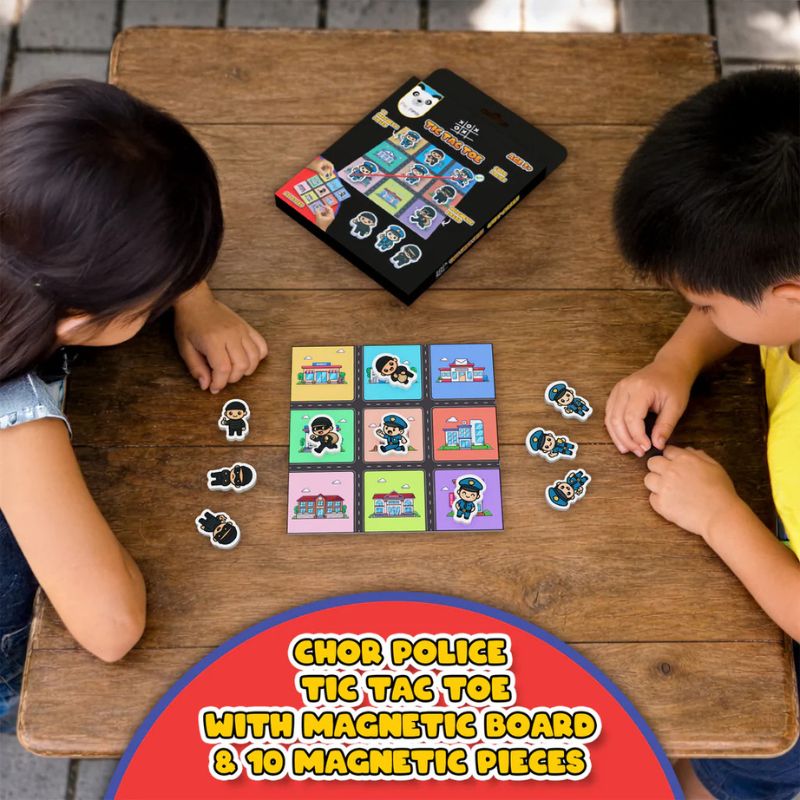 Tic Tac Toe Chor Police (Pack Of 12)