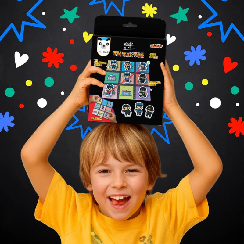 Tic Tac Toe Chor Police (Pack Of 12)
