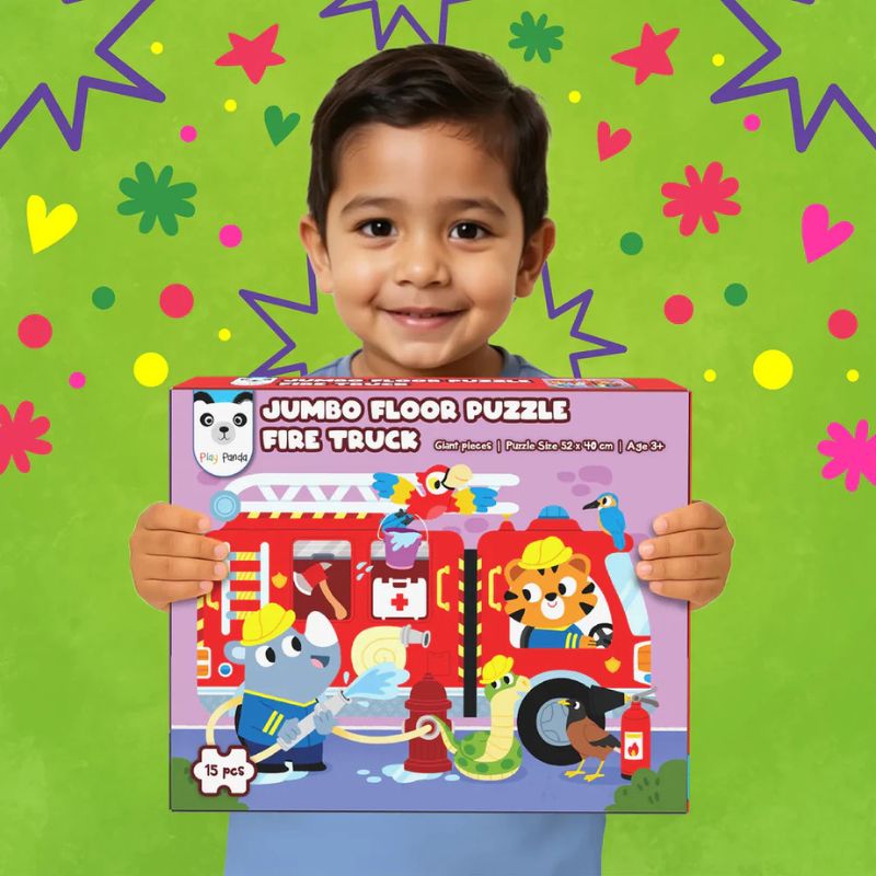Jumbo Floor Puzzle Fire Truck