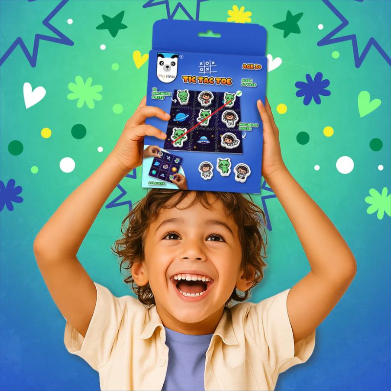 Tic Tac Toe Alien Attack(Pack Of 12)